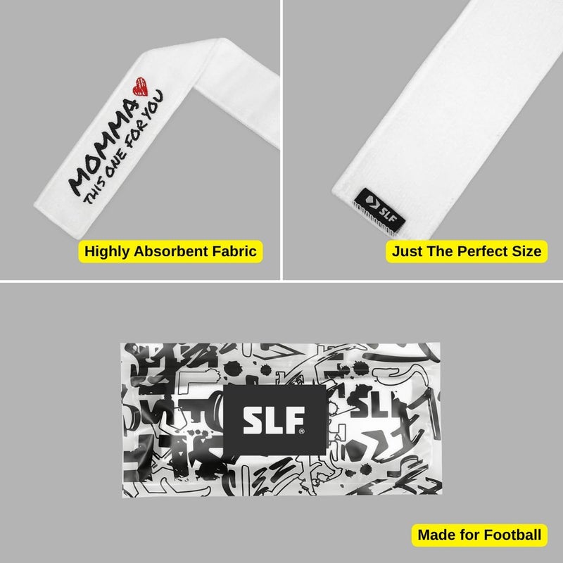 SLEEFS Momma White Thin Football Towel - Image 3